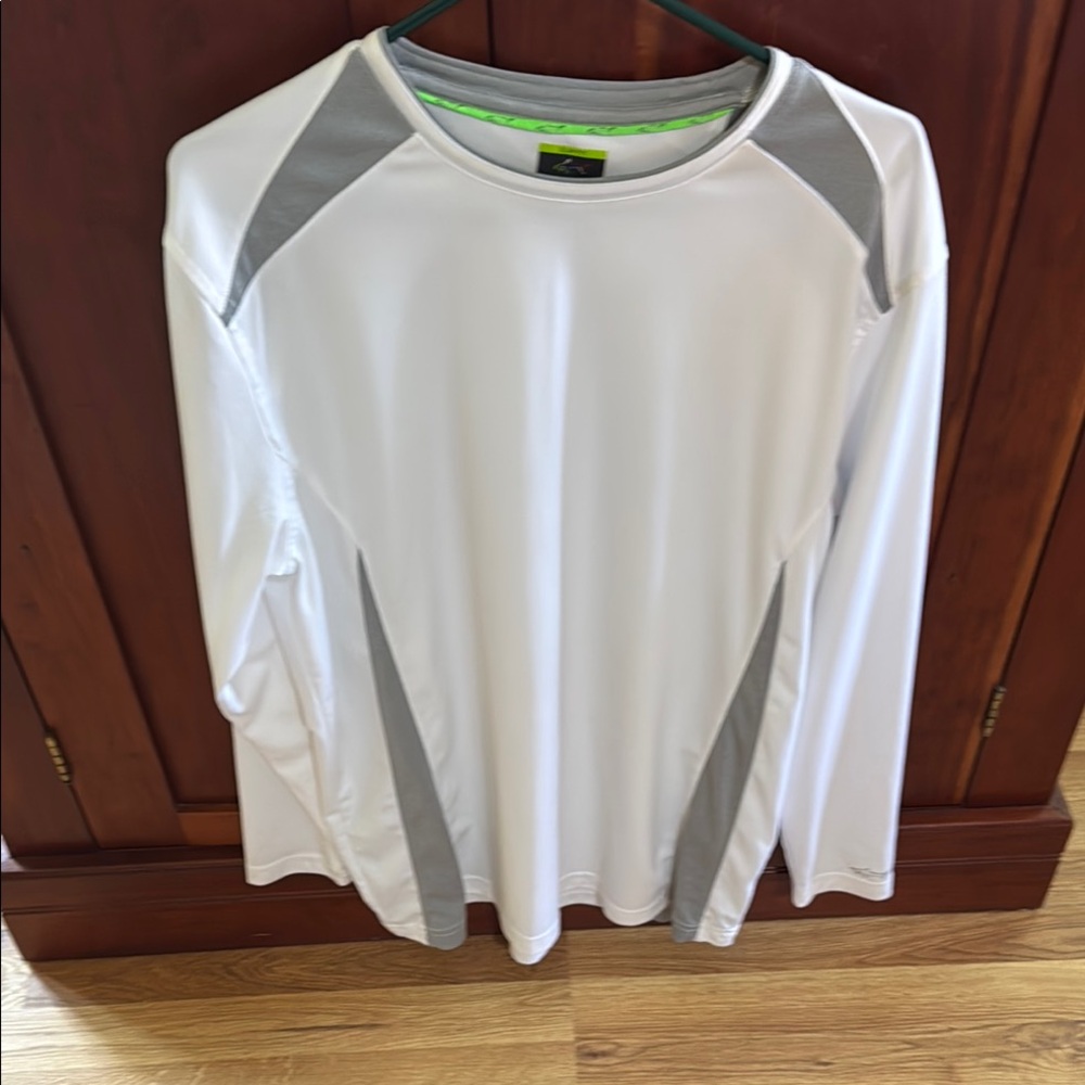 Attack Life by Greg Norman White and Gray Jersey